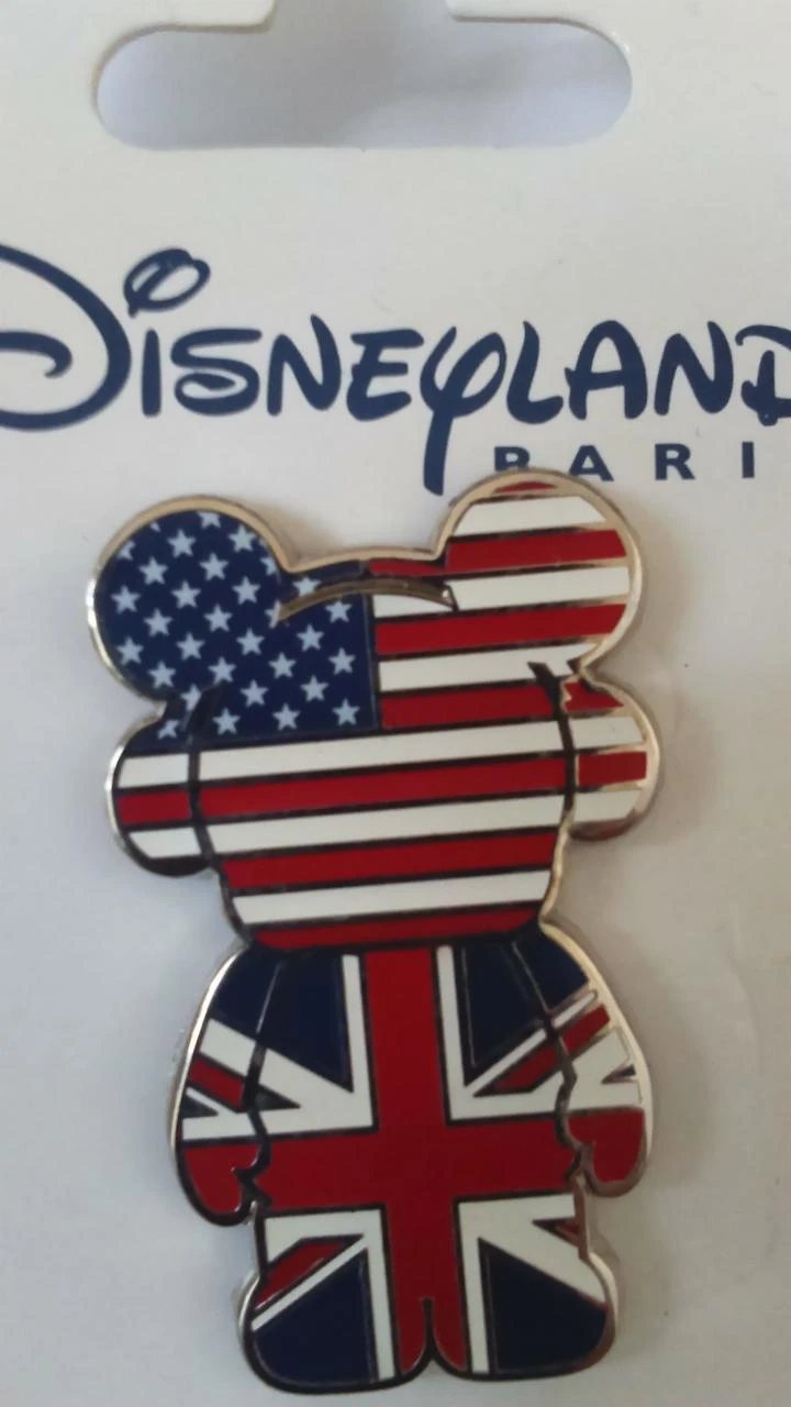 Pins disney Disneyland Paris : Stars & Stripes USA + UK Duffy Bear